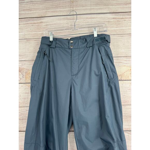 Columbia Omni Tech Insulated Ski Snow Pants Mens Medium Slate Blue Gray - Picture 3 of 14